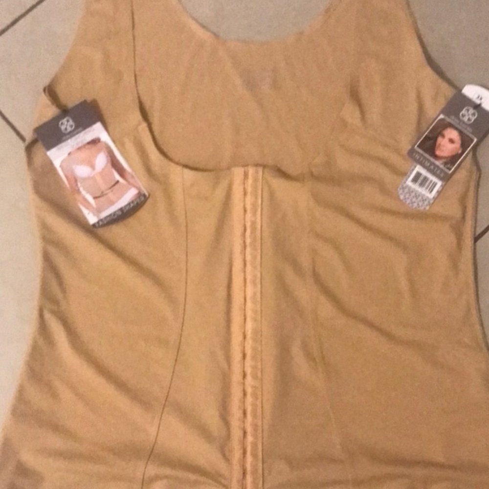 Fashion Shaper, Waist Cinching Torset, 2X and 3X Nude Color, Full Figure Smooth